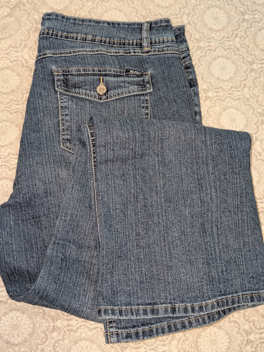 Revolt Jeans Women's Bootcut in Medium Blue Denim